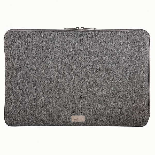 Hama Laptop-Sleeve Jersey, bis 36 cm (14,1), Dunkelgrau