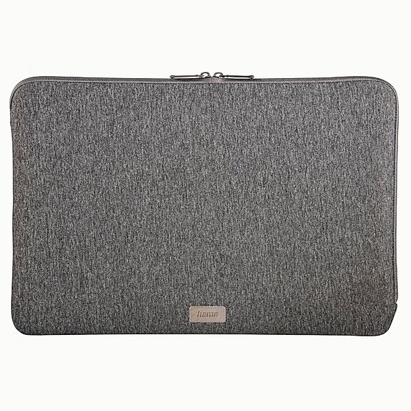 Hama Laptop-Sleeve Jersey, bis 40 cm (15,6), Dunkelgrau