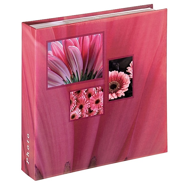 Hama Memo-Album Singo, für 200 Fotos im Format 10x15 cm, Pink