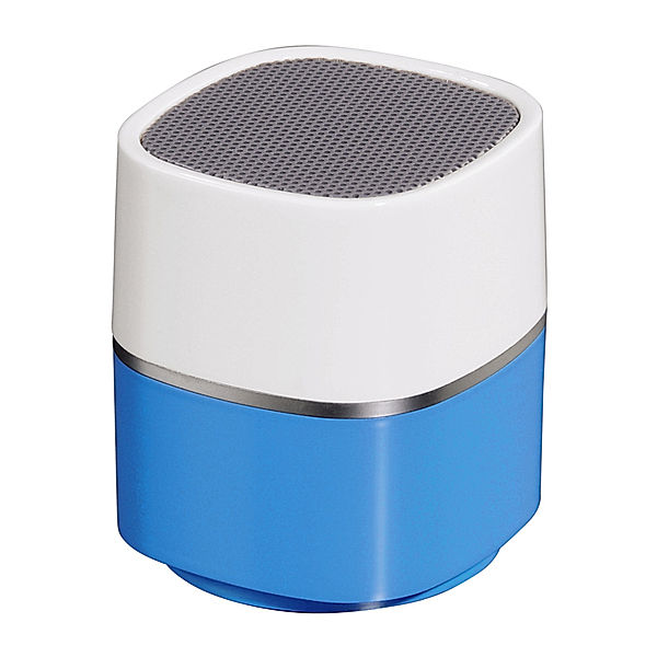 Hama Mini-Lautsprecher Pluto (Farbe: weiß/blau)