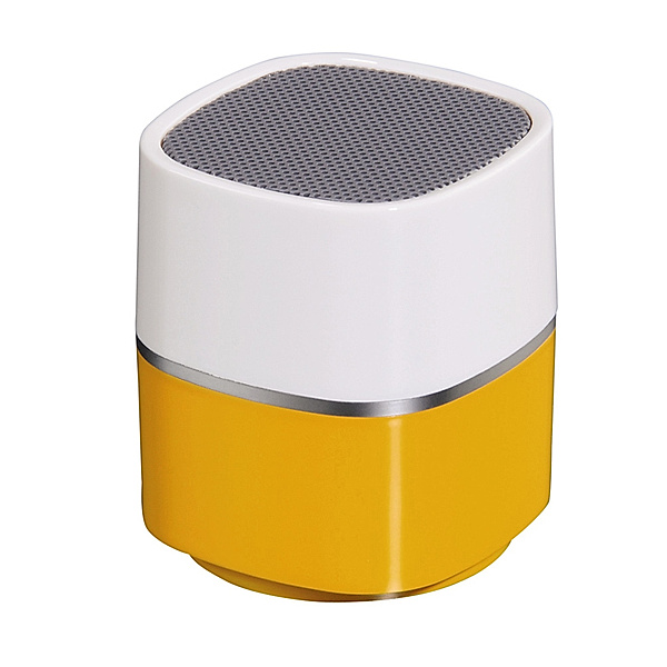 Hama Mini-Lautsprecher Pluto (Farbe: weiß/gelb)