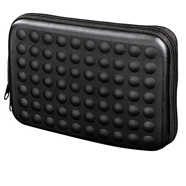 Hama Navi-Tasche Dots, 6 (15 cm), Schwarz