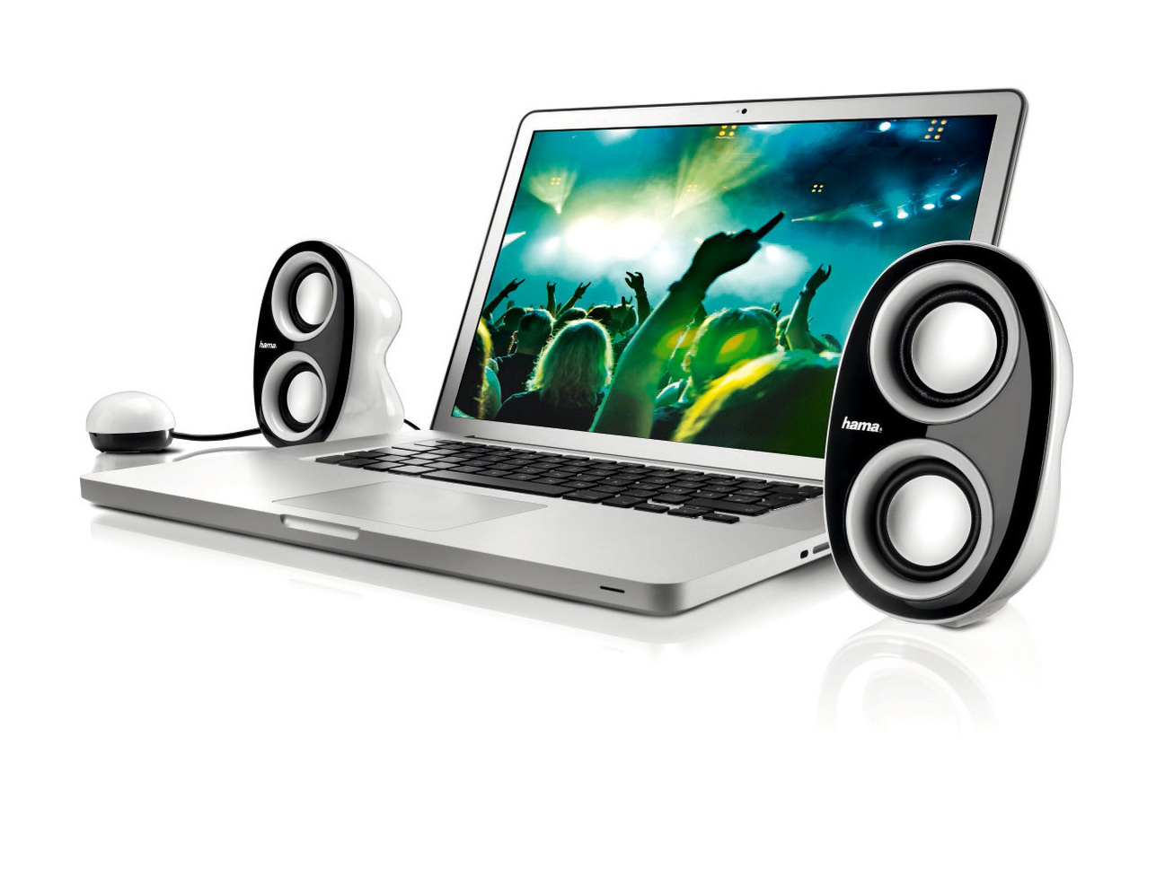 Hama PC-Lautsprecher Farbe: Schwarz bestellen Weiß