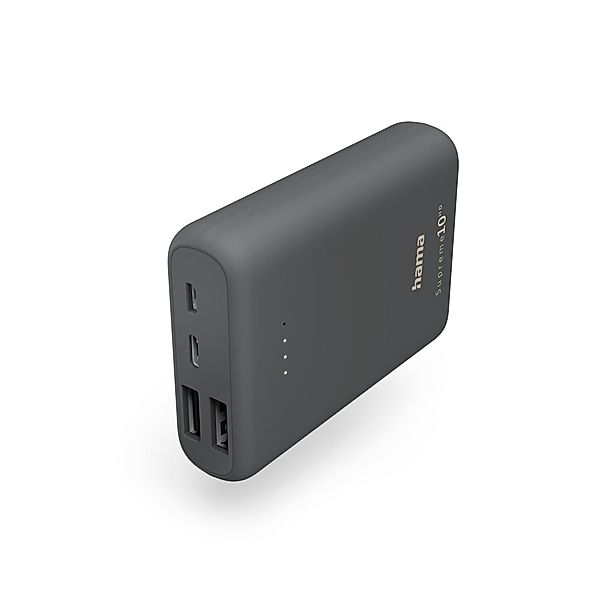 Hama Power Pack Supreme 10HD, 10000mAh, 3 Ausgänge: 1x USB-C, 2x USB-A,