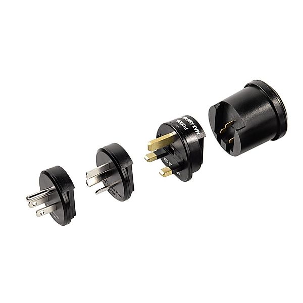 Hama Reisestecker-Set Globetrotter, inkl. 3 Stecker für USA, China und UK