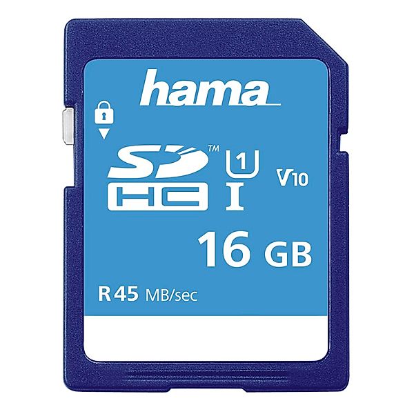 Hama SDHC 16GB Class 10 UHS-I 45MB/S