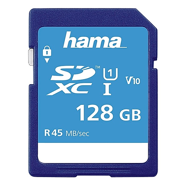 Hama SDXC 128GB Class 10 UHS-I 45MB/S