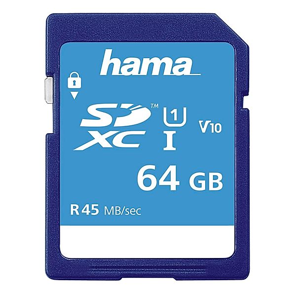 Hama SDXC 64GB Class 10 UHS-I 45MB/S