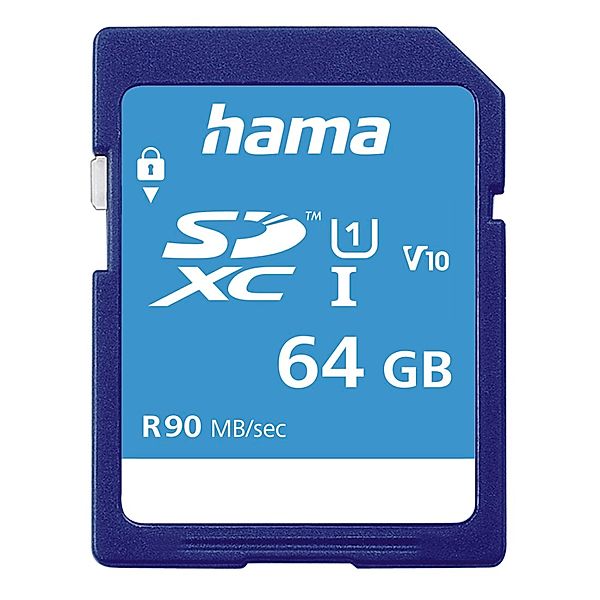 Hama SDXC 64GB Class 10 UHS-I 90MB/S