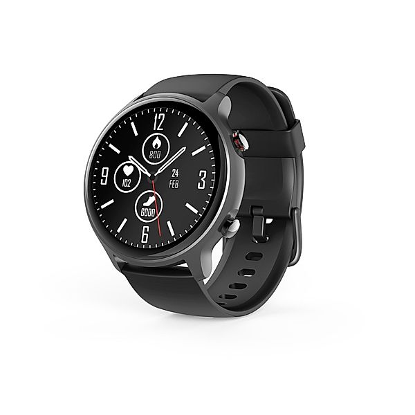 Hama Smartwatch Fit Watch 6910, GPS, wasserdicht, Herzfrequenz,