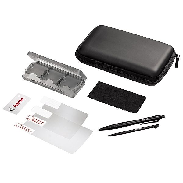 Hama Starter-Set 8in1 für Nintendo 3DS XL, Schwarz