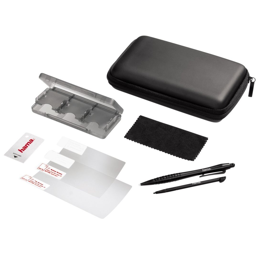 Hama Starter-Set 8in1 für Nintendo 3DS XL, Schwarz