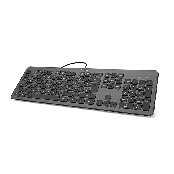 Hama Tastatur KC-700, Anthrazit/Schwarz