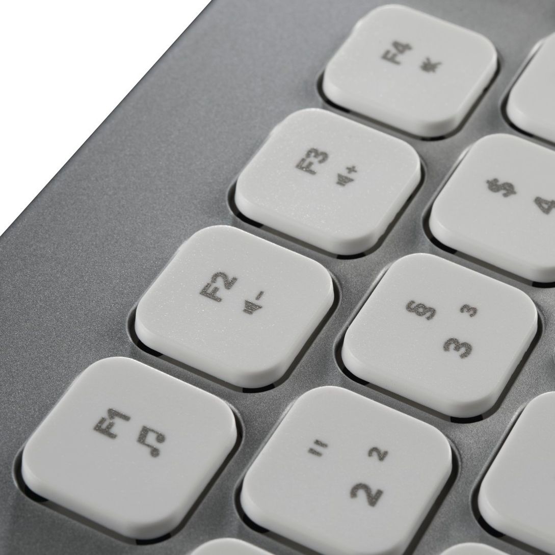Hama Tastatur KC-700, Silber Weiß jetzt bei Weltbild.de bestellen