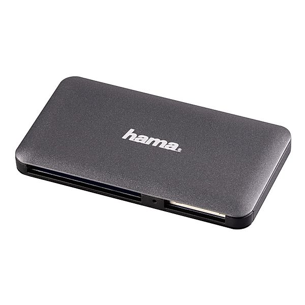 Hama USB-3.0-Multikartenleser Slim, SD/microSD/CF/MS, Anthrazit