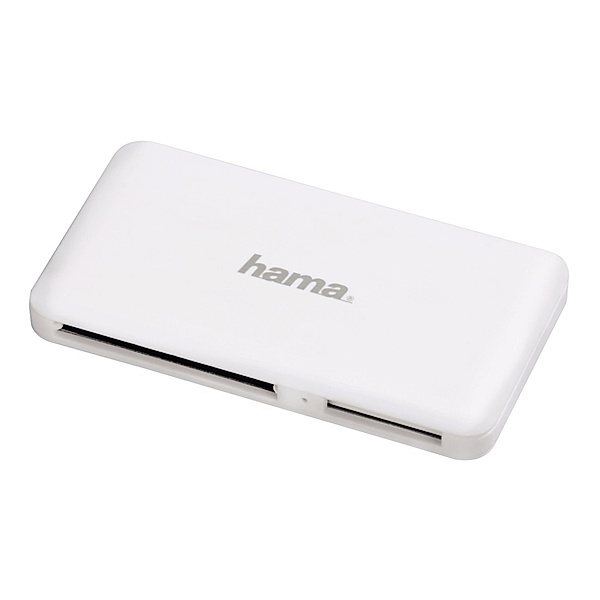 Hama USB-3.0-Multikartenleser Slim, SD/microSD/CF/MS, Rubber Coating,