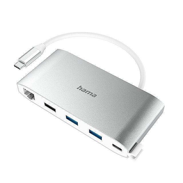 Hama USB-C-Hub, Multiport, 8 Ports, 3x USB-A, 2x USB-C, VGA, HDMI™, LAN |  Weltbild.at
