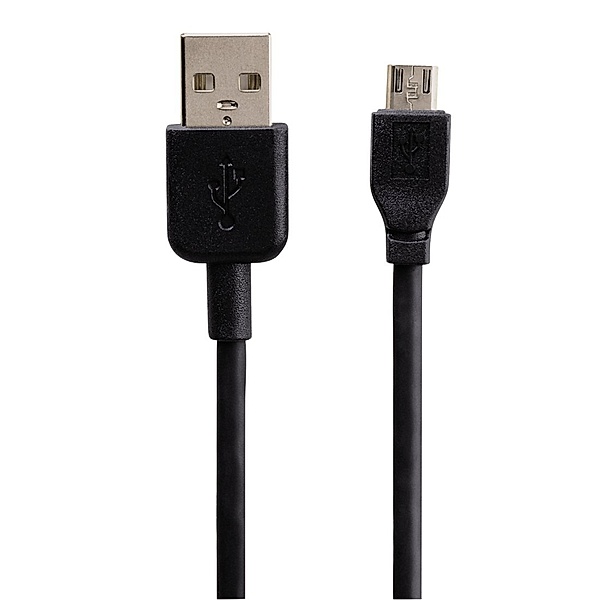Hama USB-Kabel für Samsung Tablet-PCs, Micro-USB, 1,5 m, Schwarz