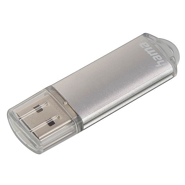 Hama USB-Stick Laeta, USB 2.0, 128 GB, 15MB/s, Silber