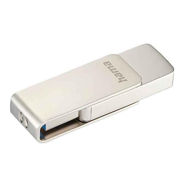 Hama USB-Stick Rotate Pro, USB 3.0, 256GB, 100MB/s, Silber