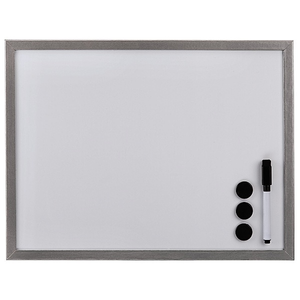 Hama Whiteboard, 40 x 60 cm, Holz, Silber