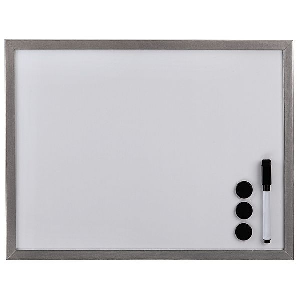 Hama Whiteboard, 60 x 80 cm, Holz, Silber