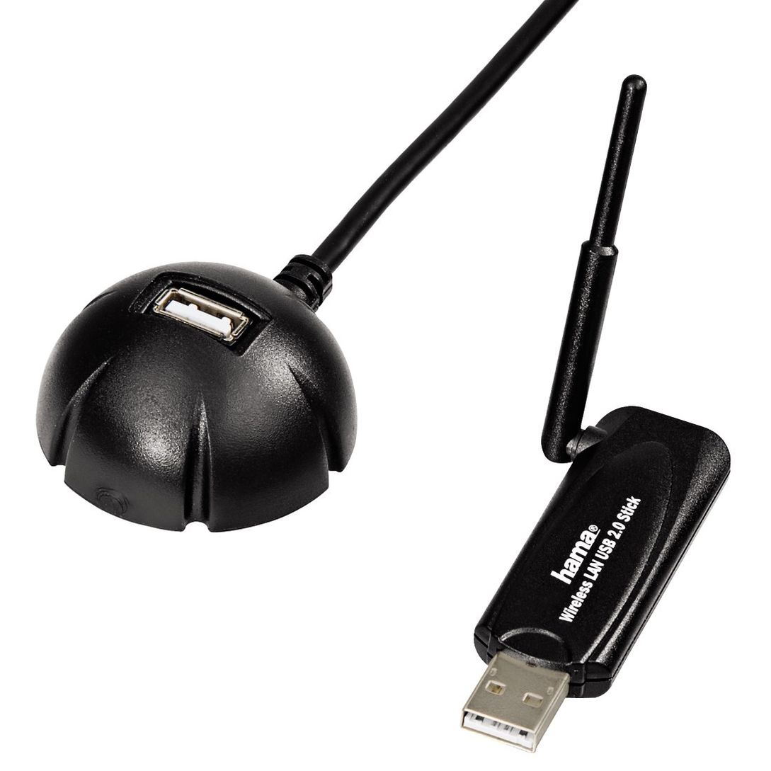 Hama WLAN-USB-Stick 54 Mbps, flexible Antenne, WLAN-Adapter | Weltbild.de
