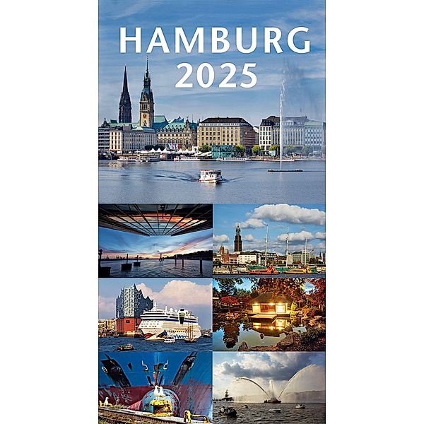 HAMBURG 2025. 3-Monats-Tischkalender, René Menges