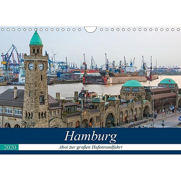 Hamburg - Ahoi zur großen Hafenrundfahrt (Wandkalender 2020 DIN A4 quer), Gabriele Krug