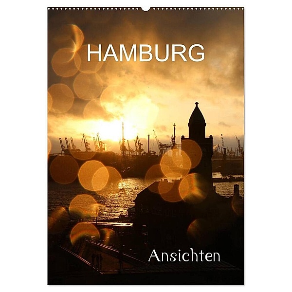 HAMBURG - Ansichten (Wandkalender 2024 DIN A2 hoch), CALVENDO Monatskalender, Matthias Brix - Studio Brix