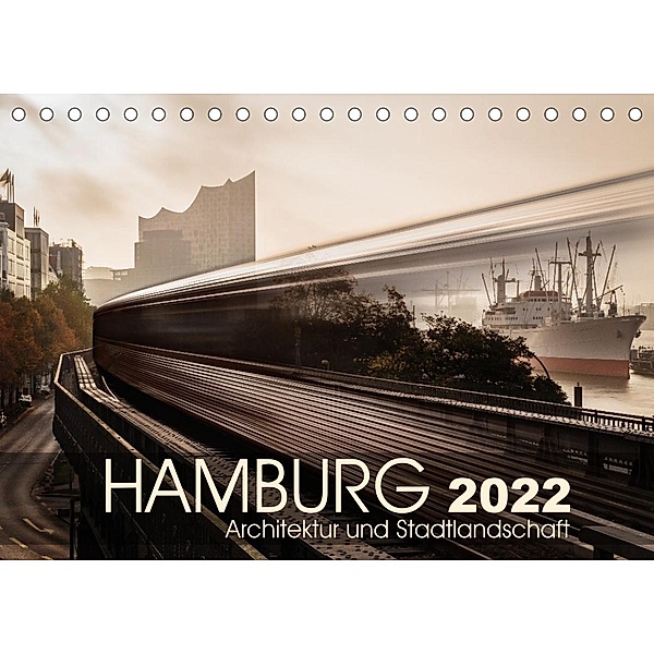 Hamburg Architektur und Stadtlandschaft (Tischkalender 2022 DIN A5 quer), Kai-Uwe Klauß