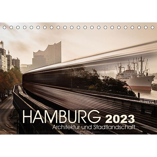 Hamburg Architektur und Stadtlandschaft (Tischkalender 2023 DIN A5 quer), Kai-Uwe Klauß