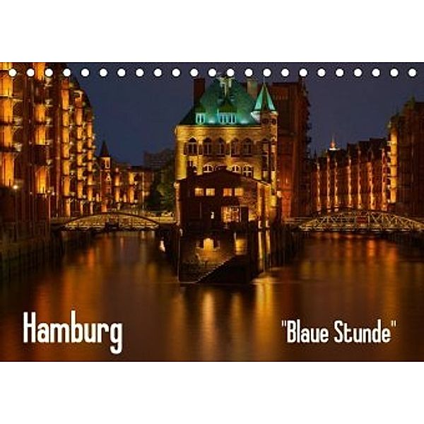 Hamburg Blaue Stunde (Tischkalender 2020 DIN A5 quer), Thomas Paragnik