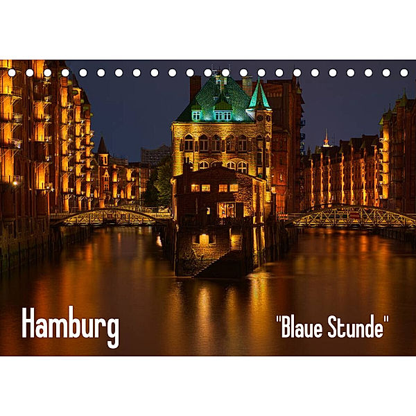 Hamburg  Blaue Stunde (Tischkalender 2023 DIN A5 quer), Thomas Paragnik