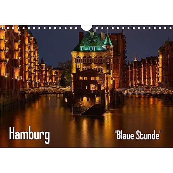Hamburg Blaue Stunde (Wandkalender 2018 DIN A4 quer), Thomas Paragnik