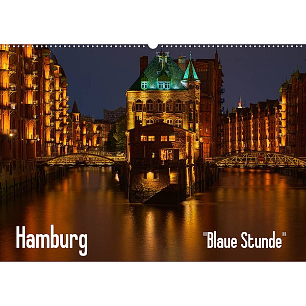 Hamburg  Blaue Stunde (Wandkalender 2023 DIN A2 quer), Thomas Paragnik