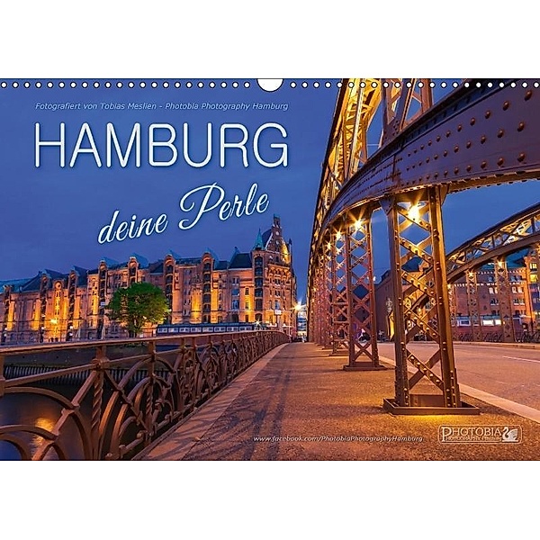 HAMBURG - Deine Perle (Wandkalender 2017 DIN A3 quer), Tobias Meslien