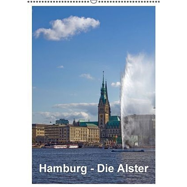 Hamburg - Die Alster (Wandkalender 2015 DIN A2 hoch), Borg Enders