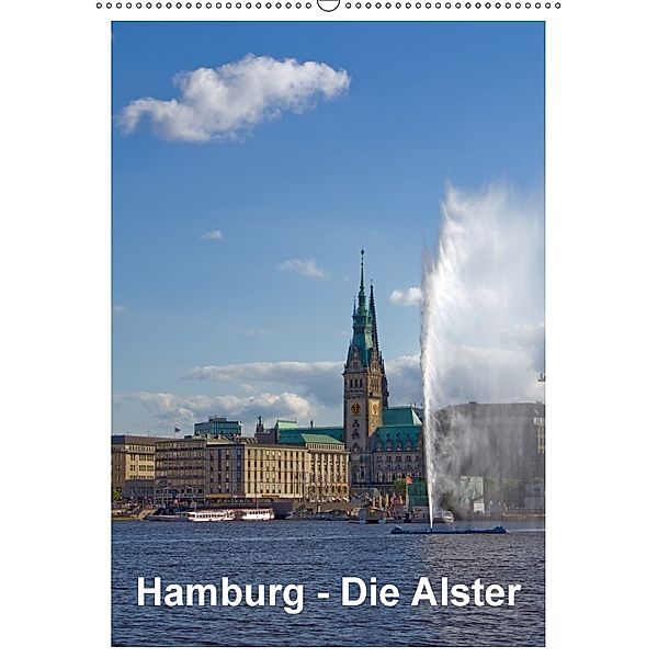 Hamburg - Die Alster (Wandkalender 2018 DIN A2 hoch), Borg Enders