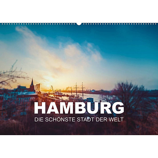 Hamburg - die schönste Stadt der Welt (Wandkalender 2023 DIN A2 quer), Florian Kunde