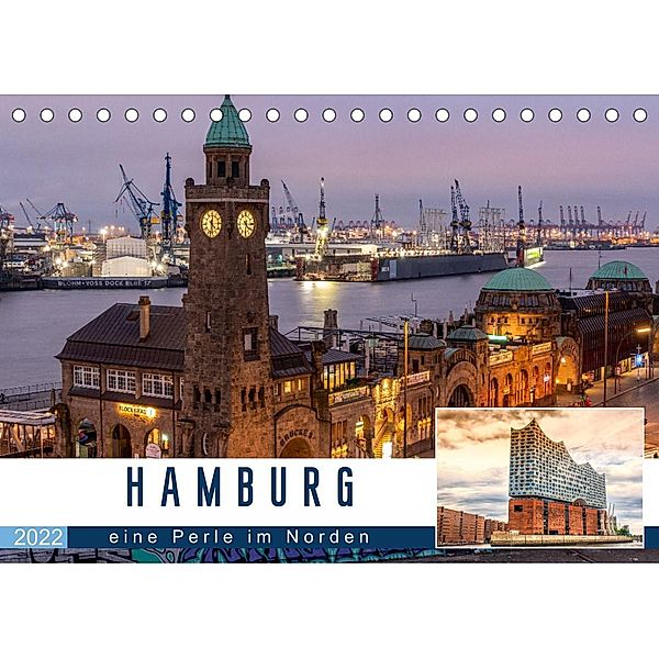 Hamburg eine Perle im Norden (Tischkalender 2022 DIN A5 quer), Stefan Widerstein