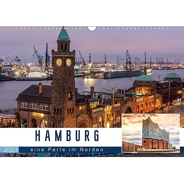 Hamburg eine Perle im Norden (Wandkalender 2023 DIN A3 quer), Stefan Widerstein