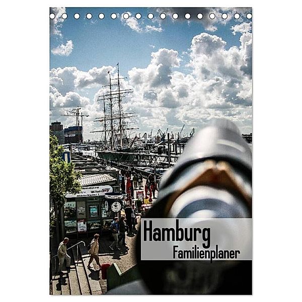 Hamburg Familienplaner (Tischkalender 2024 DIN A5 hoch), CALVENDO Monatskalender, Oliver Pinkoss Photostorys