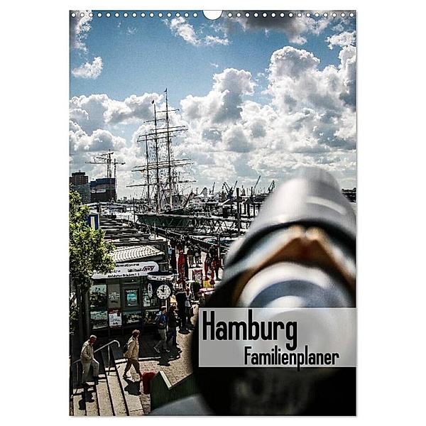 Hamburg Familienplaner (Wandkalender 2024 DIN A3 hoch), CALVENDO Monatskalender, Oliver Pinkoss Photostorys