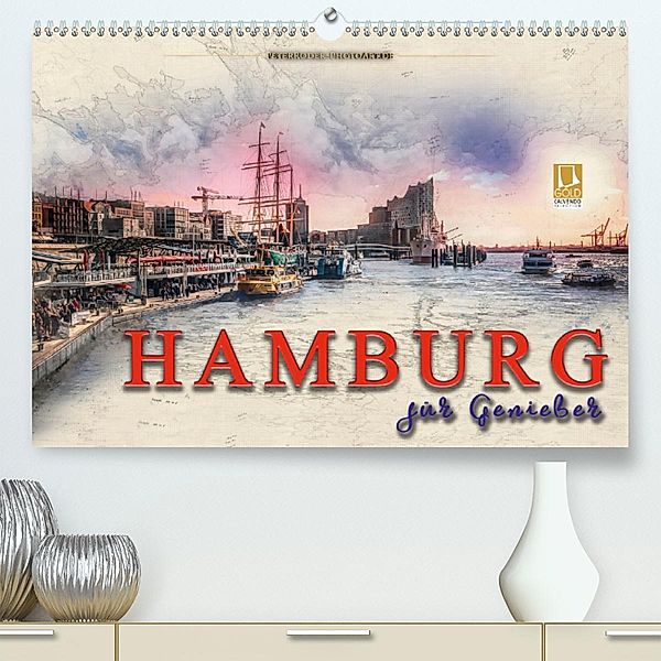 Hamburg für Genießer (Premium-Kalender 2020 DIN A2 quer), Peter Roder