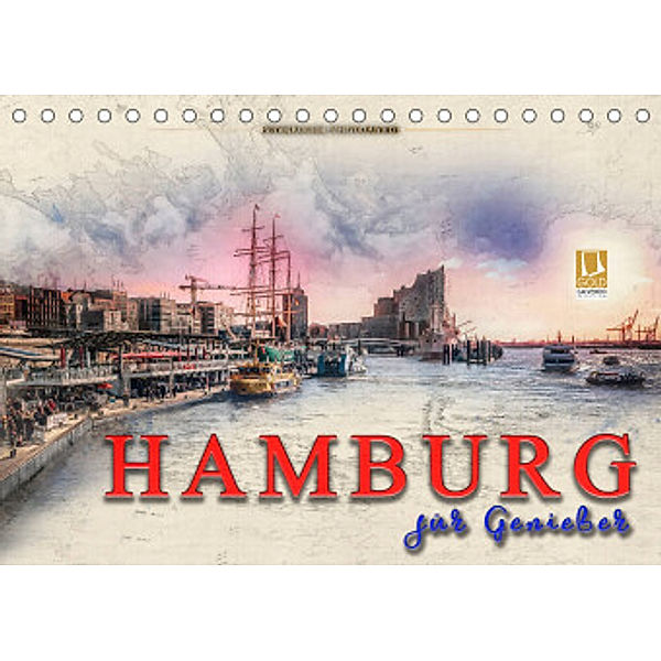 Hamburg für Genießer (Tischkalender 2022 DIN A5 quer), Peter Roder