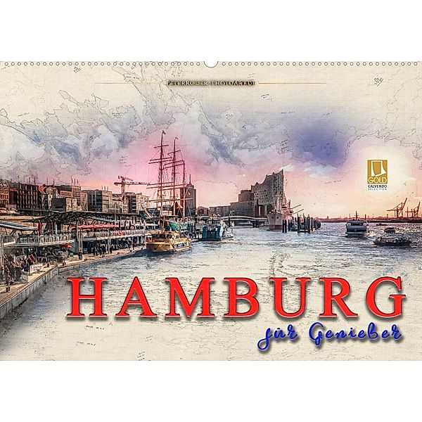 Hamburg für Genießer (Wandkalender 2023 DIN A2 quer), Peter Roder