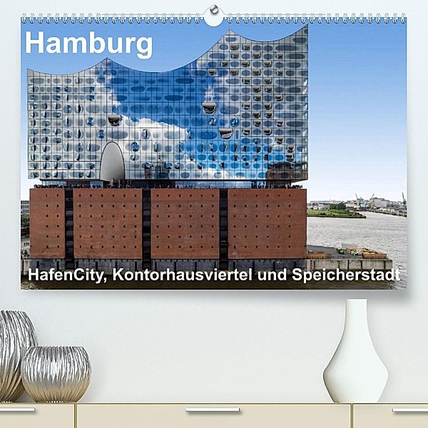Hamburg. HafenCity, Kontorhausviertel und Speicherstadt. (Premium, hochwertiger DIN A2 Wandkalender 2023, Kunstdruck in, Thomas Seethaler Fotografie