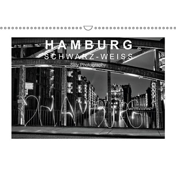 Hamburg in schwarz-weiß (Wandkalender 2016 DIN A3 quer), Silvia Grimpe