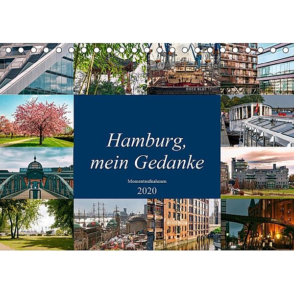 Hamburg, mein Gedanke (Tischkalender 2020 DIN A5 quer), Carmen Steiner / Matthias Konrad